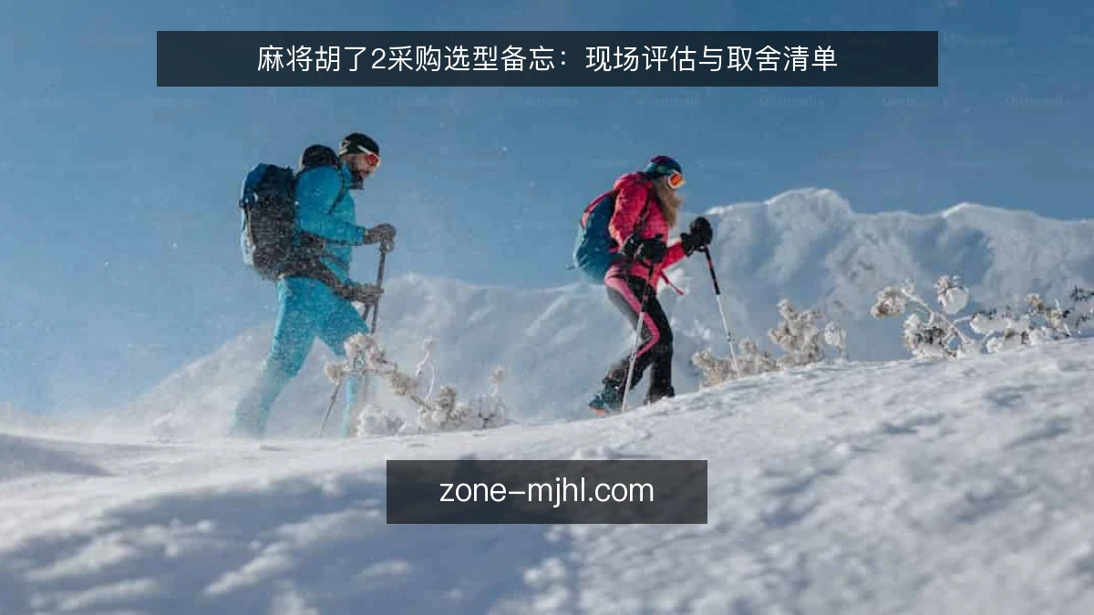 麻将胡了2采购选型备忘：现场评估与取舍清单